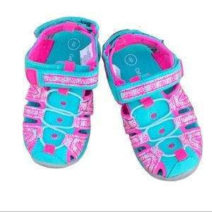 ❄️ Cat & Jack sandals pink & blue size 8 toddler